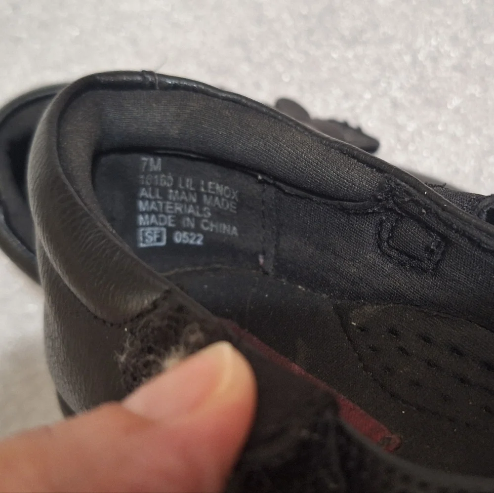 🏷 2/$12 Kids Black Dress Shoes with Buckle Closure - Picture 5 of 5